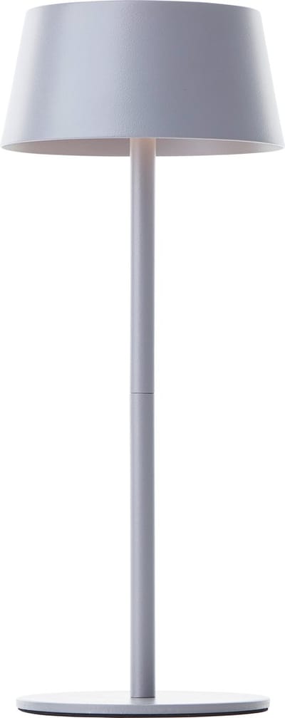 Brilliant Picco - oplaadbare Solar Tafellamp - Buiten - LED 4W 3000K - 3 Stepdim - IP44 - Grijs