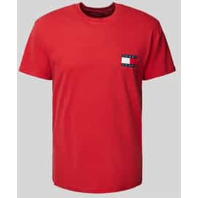 T-shirt met labelprint