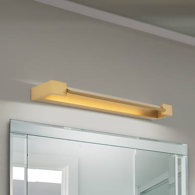 ORION Marylin badkamer wandlamp, lengte 60 cm, goud, aluminium
