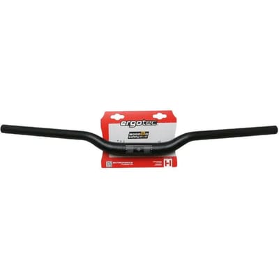 Ergotec H-bar Xl 30 Mm 14º Grip 213 Mm Stuur Zwart 31.8 mm / 680 mm