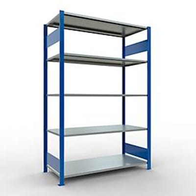 SCHULTE Lagertechnik - Boutloos rekkensysteem - 2000x1300x600 mm, type 150 kg