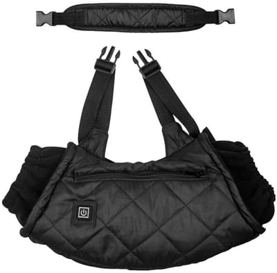 Allecto plus - Verwarmde handwarmer voor buitenactiviteiten - Elektrische handwarmer met zachte voering en temperatuurregeling - 3 snelheden