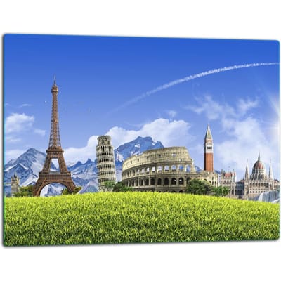 TMK ArtDeko - Snijplank - 52x40cm - Inductie - Kleurig