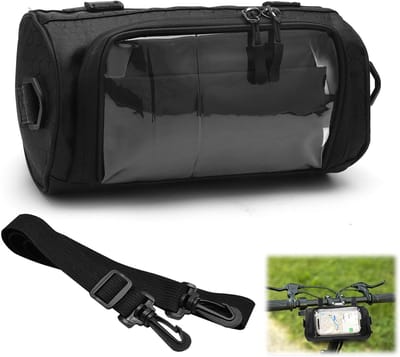 Fietstas voor stuur met touchscreen - Waterdicht - 3 liter - Afneembare riem