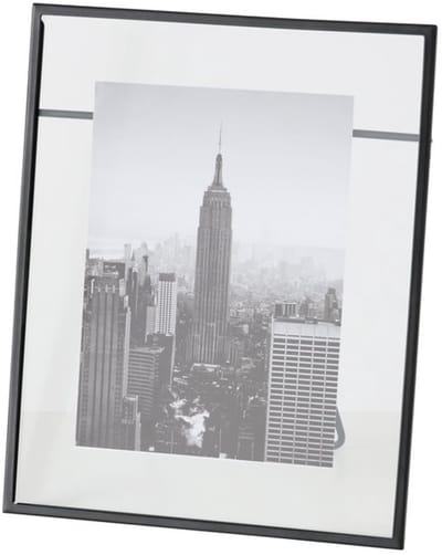 Boltze - Fotolijst - Saga - Zwart - Metaal -Glas - Voor foto's max 24x18.5