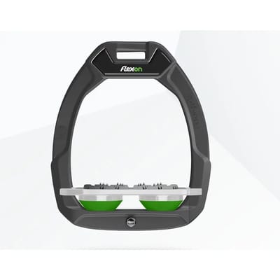 Veiligheids stijgbeugels Plat Ultra Grip Antraciet/Grijs/Groen Flex-On Safe-On
