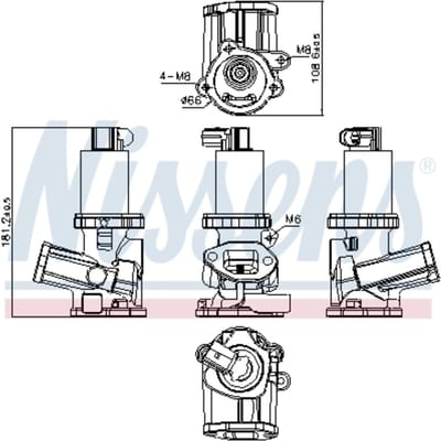EGR-klep NISSENS 98210