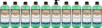 Body & Hair Hamam 1 liter met zwarte pomp - set van 10 stuks - 2 in 1 voor lichaam en haar - voordeelverpakking