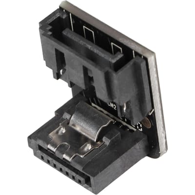 90 graden Sata Adapter Slijtvastheid Fijne Afwerking Eenvoudige Installatie Moederbord Connector