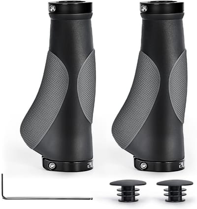 Fiets Handvatten - Ergonomische Grepen - Comfortabel Fietsen - Dubbel Lock-on Design - 22 mm Diameter - Zwart