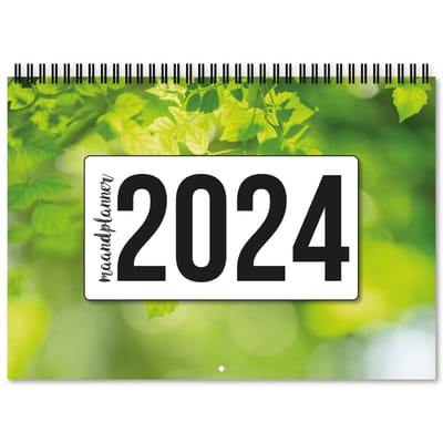 Maandplanner A3 - natuur - kleur | Drukkerij de Pastorie