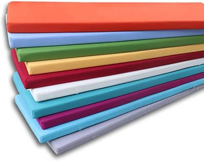 Tuinbankkussen - Zitkussen Bank - Buiten Zitten - Waterdicht & Dik - 120 x 50 cm - Beige