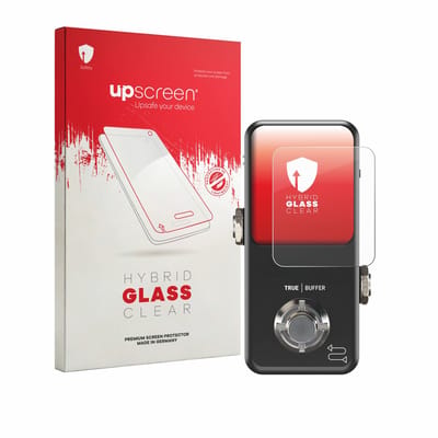upscreen - Screenprotector voor TC Electronic POLYTUNE 3 Noir - Folie Beschermfolie Beschermglas transparant