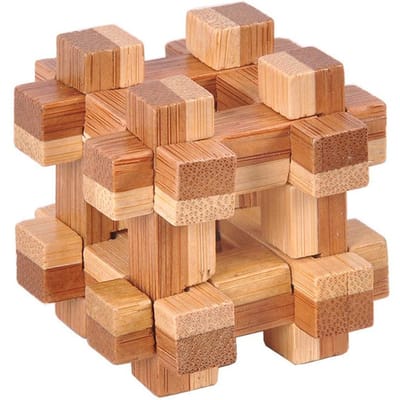 11 Soorten 4,5CM IQ Breinbreker Kong Ming Slot 3D Houten In elkaar grijpende Burr Puzzels Spel Speelgoed Voor Volwassenen Kinderen Groothandel