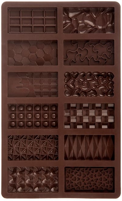 Chocoladevorm Silicone 27,5x17 cm - Chocoladereep - Chocolade mal