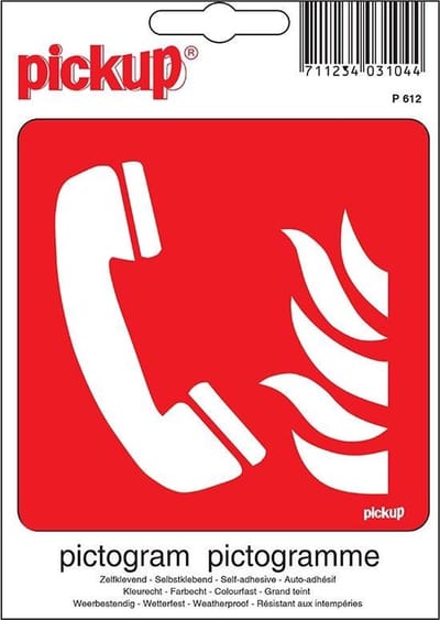 Pickup Pictogram 10x10 cm - Alarmtelefoon