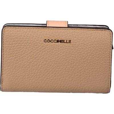Coccinelle Leather Wallet In Beige Taglia: OS | Portafogli Outlet | Donna | Marrone