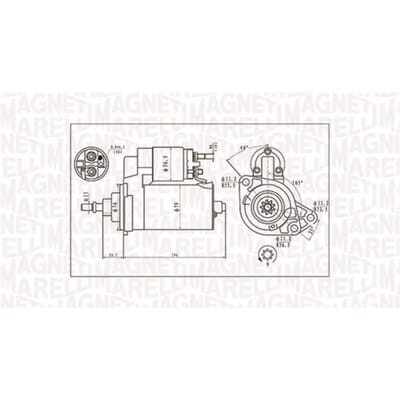 Starter MAGNETI MARELLI 063720713010