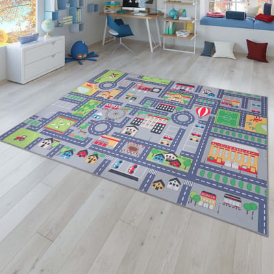 Kinderkamertapijt tapijt jongen meisje kinderkamertapijt baby antislip straat