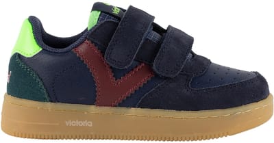 Time: lage leren sneakers voor kinderen