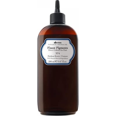 Davines, Finest Gloss, Ingrédients Naturels, Pigment Colorant Cheveux, N.4 Châtain Moyen, 280 ml