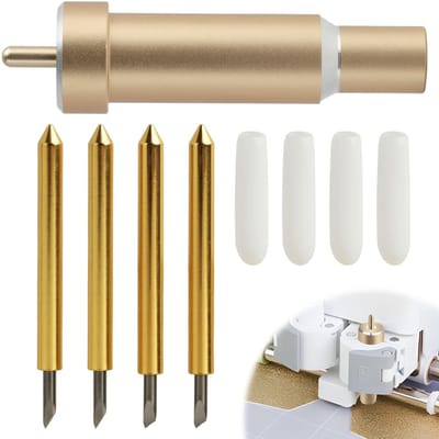 Dailygoods- Messen Premium 4-delige Set - Hardmetalen Staal - Geschikt voor Maker/Explore - Precisie Snijden - Duurzaam - Voor Diverse Materialen - Snijbladen