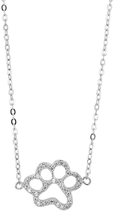 AKZENT Akzent Meisjes ketting met hanger "Lulu" van 925 Sterlingzilver, gerhodineerd, duurzaam