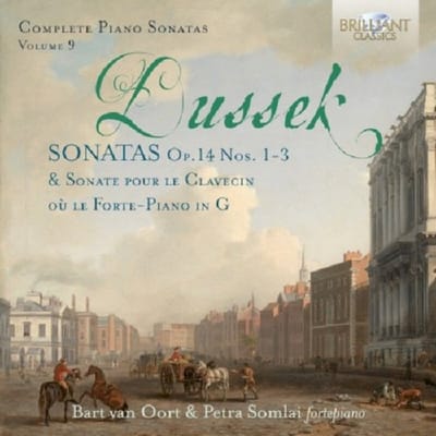 Bart van Oort & Petra Somlai - Dussek: Complete Piano Sonatas Op. 14 Nos. 1-3, Vol. 9 (CD)