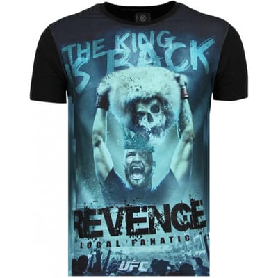 T shirt Heren met Print - T shirt Heren Grappig - Conor Notorious T shirt - Thenotoriousmma - Zwart