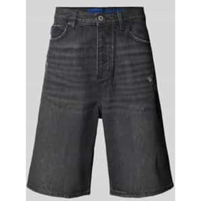Baggy fit jeansbermuda in destroyed-look, model 'MASON'