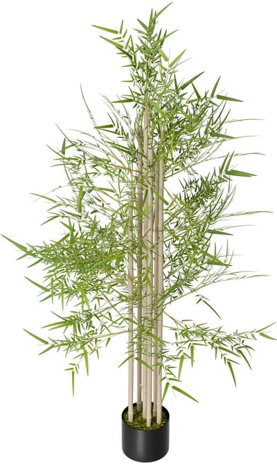 ACXIN Kunstbamboe 150 cm - Realistische Kunstplant - Decoratieboom - Woonkamer & Kantoor