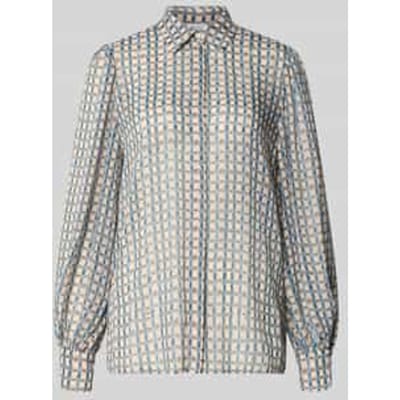 Relaxed Fit overhemdblouse in semitransparant design