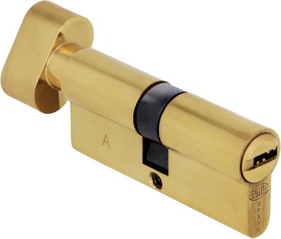 Veiligheidscilinder met Spanschroef voor Deuren - Anti-Inbraak en Anti-Boor - Inclusief 5 Sleutels - 80mm (40/40)
