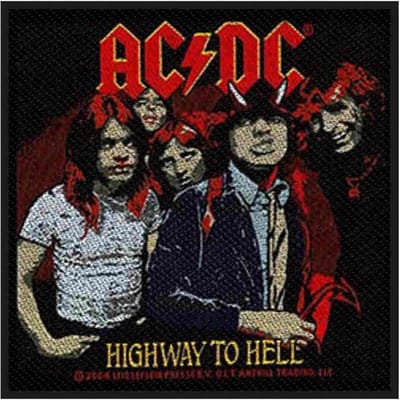 AC/DC - Highway To Hell Patch - Zwart