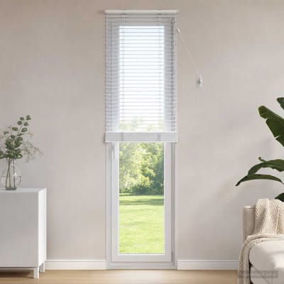 vidaXL - Venetiaanse - jaloezie - Wit - 55 - x - 250 - cm - 35 - mm