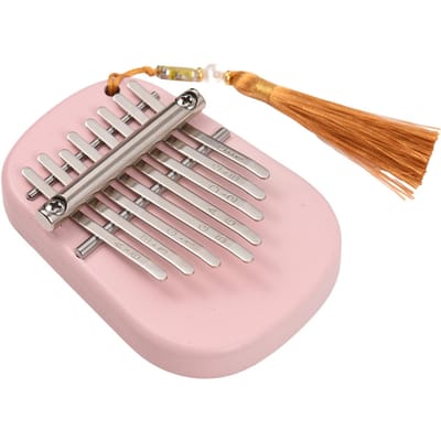 Kalimba Mini Duimpiano 8 Toetsen Draagbaar Muziekinstrument Kalimba Duimpiano met Tune Hammer 10.5x7.5x2.6cm