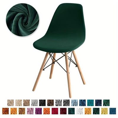 Effen Kleur Stoelhoes Stretch Stoelhoes Zonder Armleuningen Hoge Kwaliteit Elastische Eetkamerstoelhoes Voor Bruiloft Hotel Banket 1 Pcs Chair cover