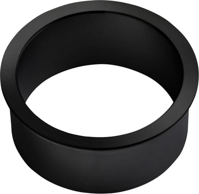 SOTECH kabelinvoer open installatie Ø 12 mm / buiten Ø 15 mm echt roestvrij staal zwart verzinkt kabelring kabelinvoer kabeluitlaat