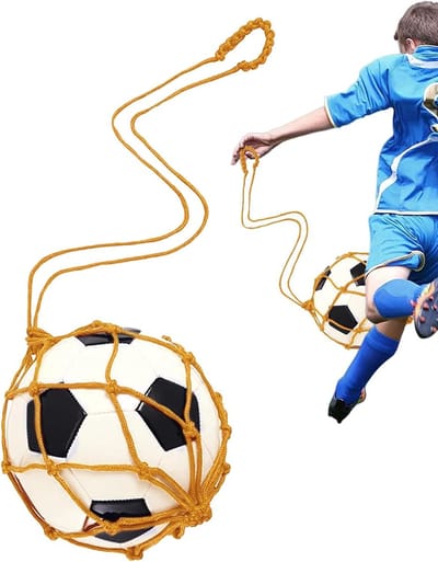 Voetbalnettas - Bal opberger - Sportballen opbergen - Duurzaam nylon materiaal - 12.2 x 11.8 cm - Zwart