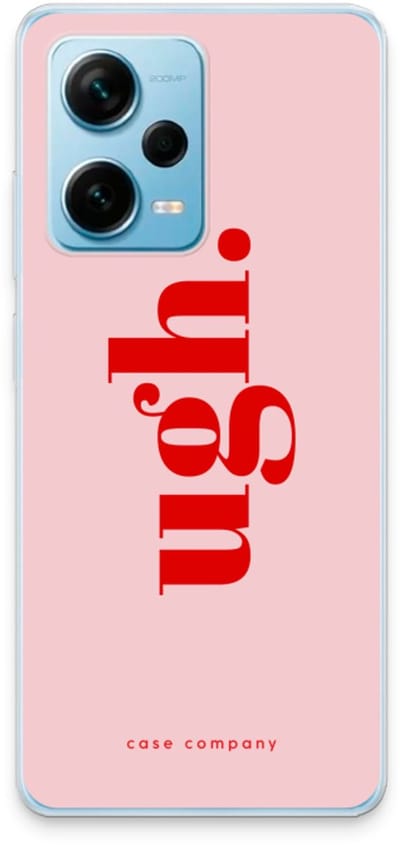 Case Company® - Hoesje geschikt voor Xiaomi Redmi Note 12 Pro Plus hoesje - Ugh - Soft Cover Telefoonhoesje - Bescherming aan alle Kanten en Schermrand