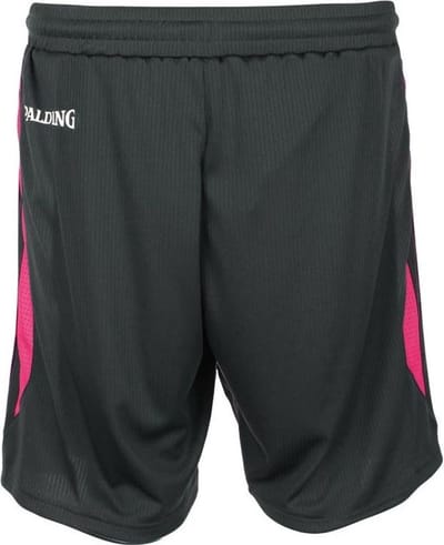 Spalding 4Her III Basketbalshort Dames - Antraciet / Roze | Maat: L