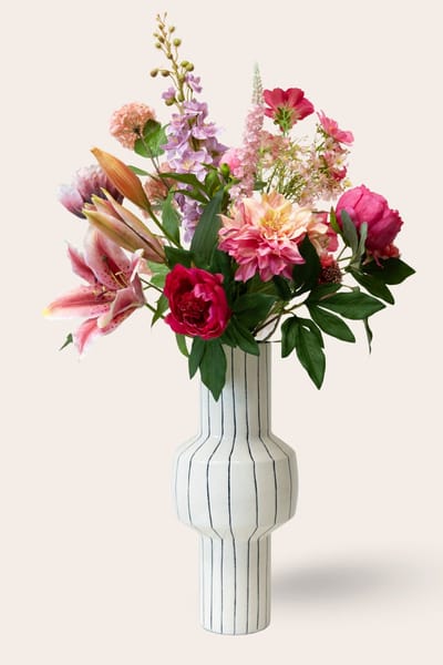 Kunstboeket Pink Poetry | Zijdenbloemen | Kunstbloemen | Zijden boeket | Kunstboeket