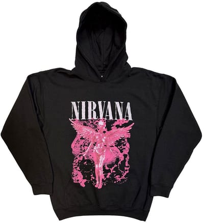 Nirvana - Angel Red Hoodie/trui - S - Zwart