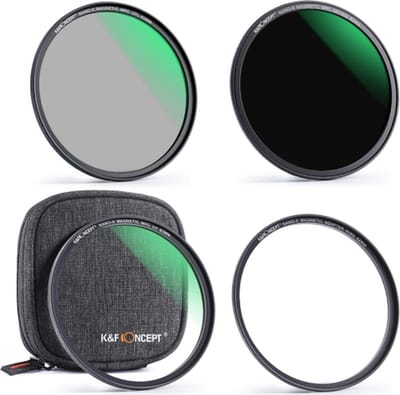 K&F Concept Magnetic Filterkit 49mm ND1000 + CPL + UV + Magnetisch Adapterring