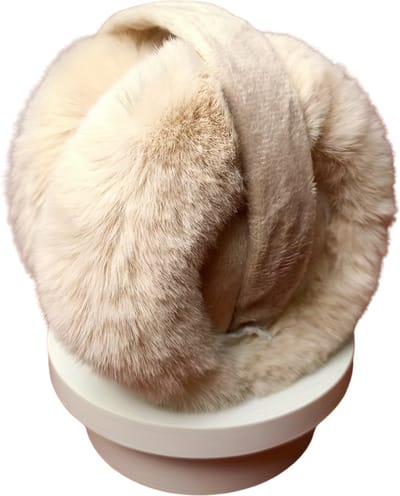 Livano Oorwarmers - Oorverwarmers - Earmuffs - Ear Warmers - Dames - Heren - Volwassenen - Winter - Dames - Beige