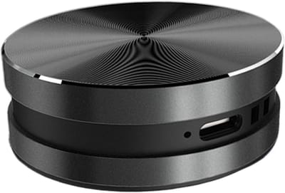 Draagbare Luidspreker - Botgeleiding Geluid - Muziek Luisteren - 360 Graden Geluid - 5 x 5 x 2.5 cm - Zwart