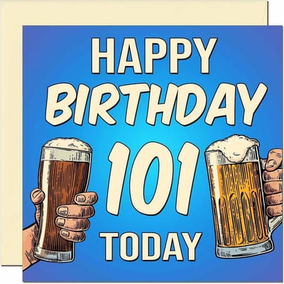 Verjaardagskaart voor Mannen met Bier - Leuk voor Neef