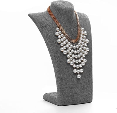 Sieraden Buste - Ketting Houder - Sieraden Presentatie - Stabiele Basis - 1 stuk - Zwart