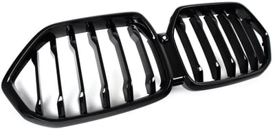 Radiator Grille Ignar - Auto Radiator Nier Kap Grille Enkel Lijn - Voor Bumper Grille Glanzend Zwart - Voor BMW X6 G06 M60i LCI 2024 - Auto Accessoires