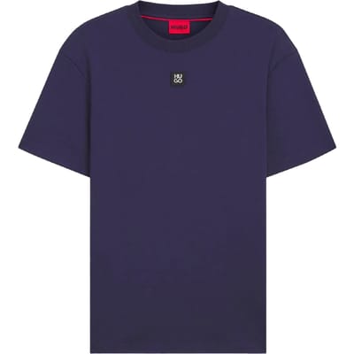 Hugo Heren Dalile Stacked T-shirt (Marine)